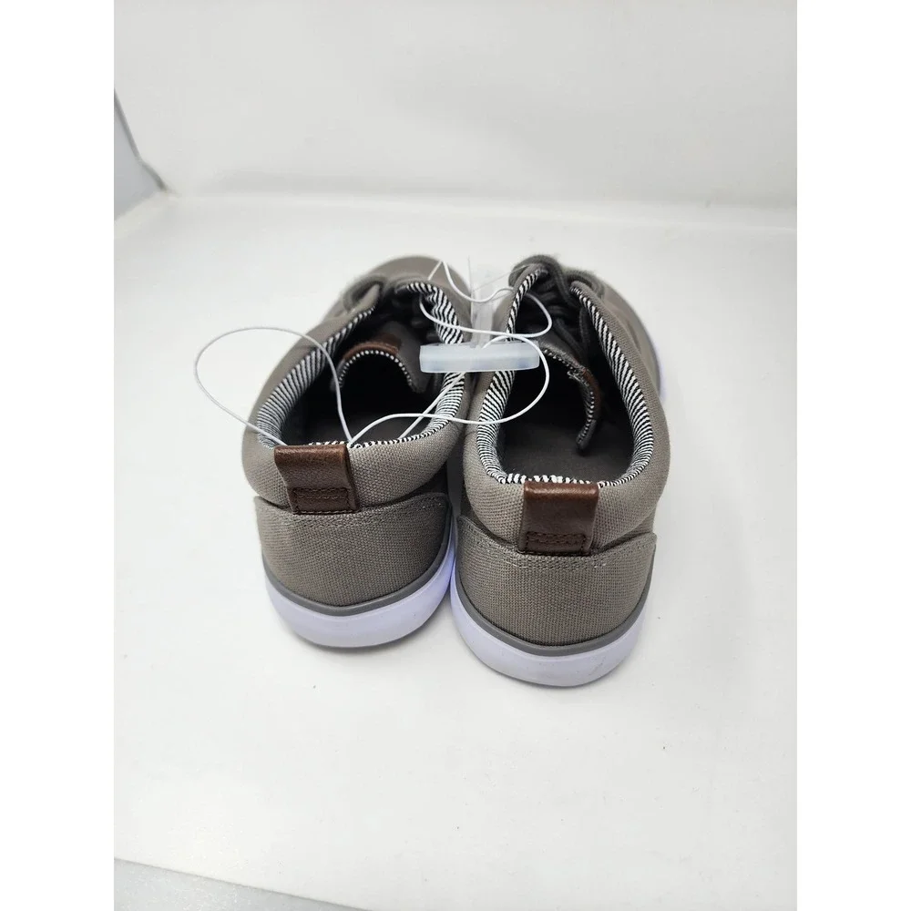 Goodfellow & Co Mens Low Top Lace Up Sneakers Gray Canvas Casual Size 7